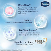 Vaseline Healthy Bright Gluta-Hya Serum Burst UV Lotion Flawless Glow (330ml)