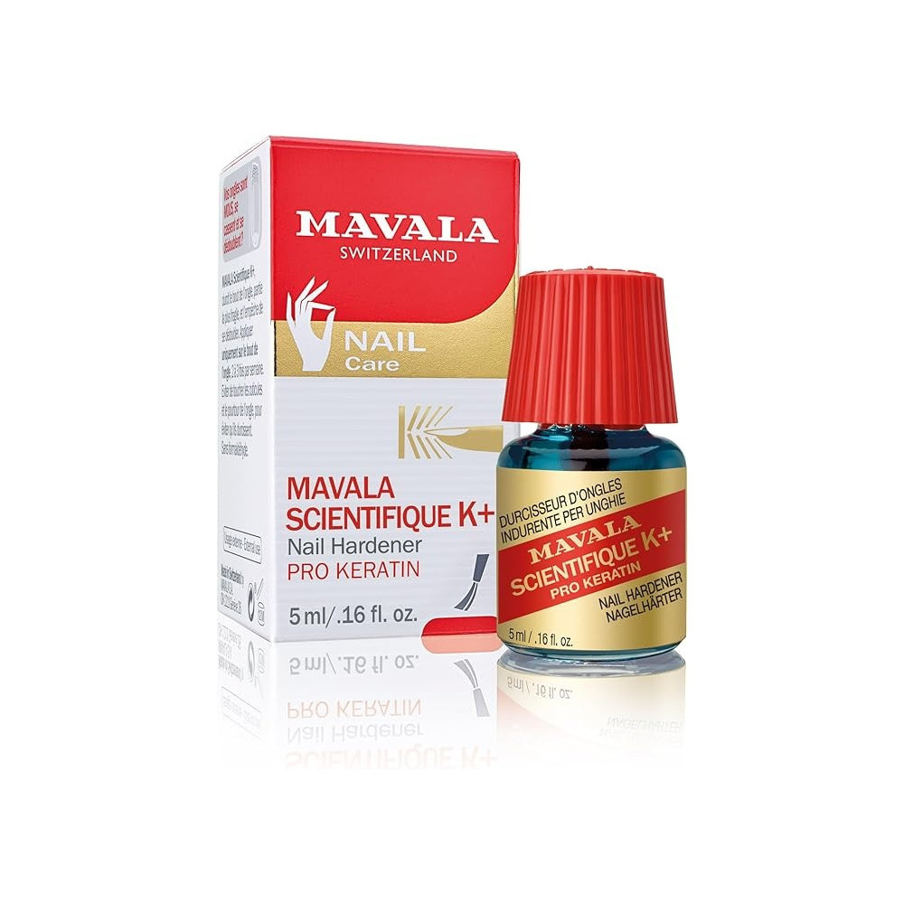 Mavala Scientifique K+ 5ml Nail Hardener Pro Keratin Prevents Nail from Flaking and Splitting