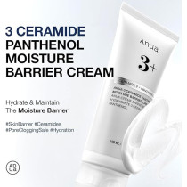 ANUA 3 Ceramide Panthenol Moisture Barrier Cream, Hydrating Face Moisturizer for Normal Skin, Panthenol, Ceramide, Centella for Skin Barrier Non Comedogenic, Korean Skincare (100ml/ 3.38 fl. oz.)