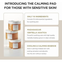 SKIN1004 Madagascar Centella Quick Calming Pad 70ea(130ml) Quick Calming Effects Soothing for Sensitive Skin