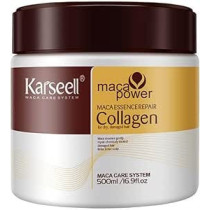 Karseell Collagen Hair Treatment Deep Repair Conditioning Hair Mask Argan Oil Coconut Oil Essence for Dry Damaged Hair All Hair Types 16.90 Fl oz 500ml