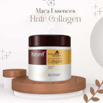 Karseell Collagen Hair Treatment Deep Repair Conditioning Hair Mask Argan Oil Coconut Oil Essence for Dry Damaged Hair All Hair Types 16.90 Fl oz 500ml