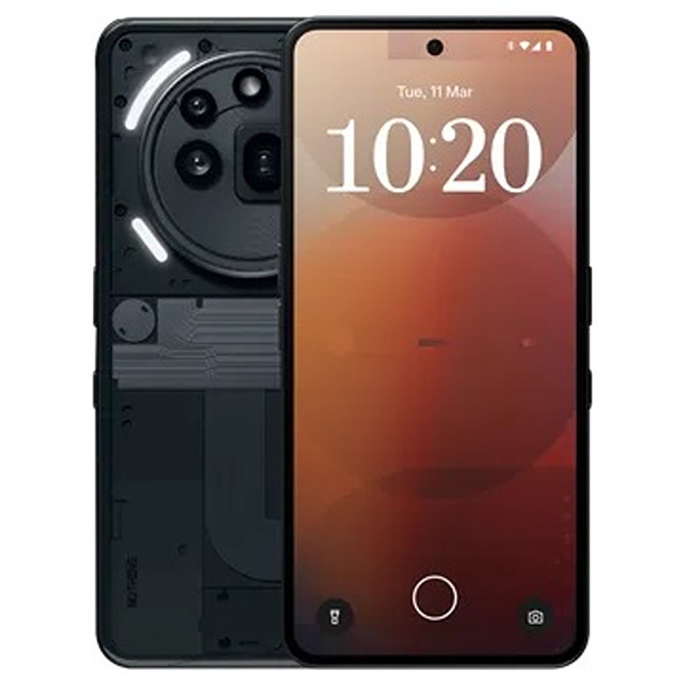 Nothing Phone 3A Pro 5G 256 GB 12 GB RAM Black Dual Sim Smartphone, 1 year warranty