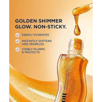 Gisou Golden Shimmer Glow Honey Infused Lip Oil, 8ml