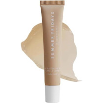 Summer Fridays Lip Butter Balm Conditioning Lip Mask and Lip Balm for Instant Moisture, Shine and Hydration Sheer-Tinted, Soothing Lip Care - Vanilla (.5 Oz)