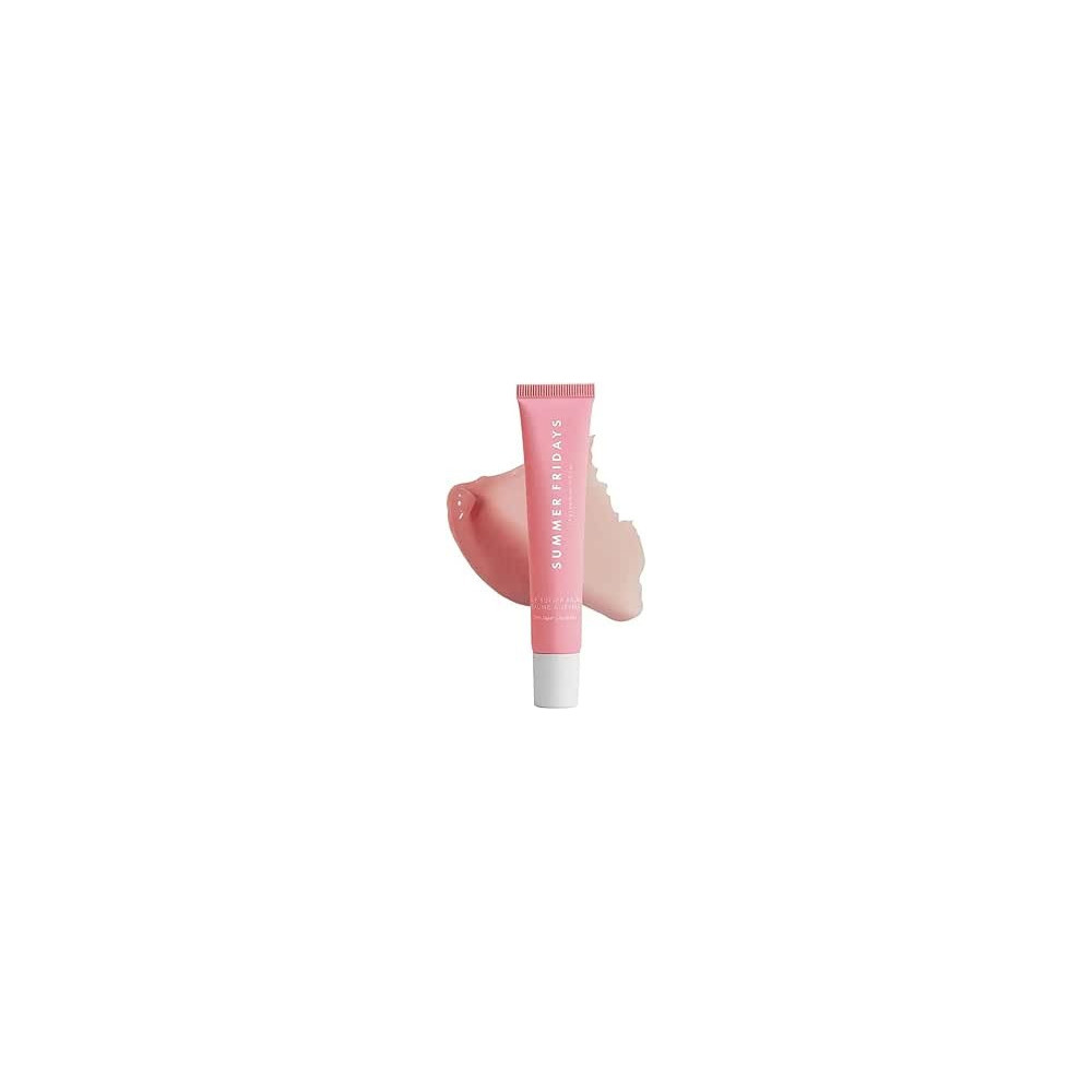 Summer Fridays Lip Butter Balm Conditioning Lip Mask and Lip Balm for Instant Moisture, Shine and Hydration Sheer-Tinted, Soothing Lip Care Pink Sugar (.5 Oz)