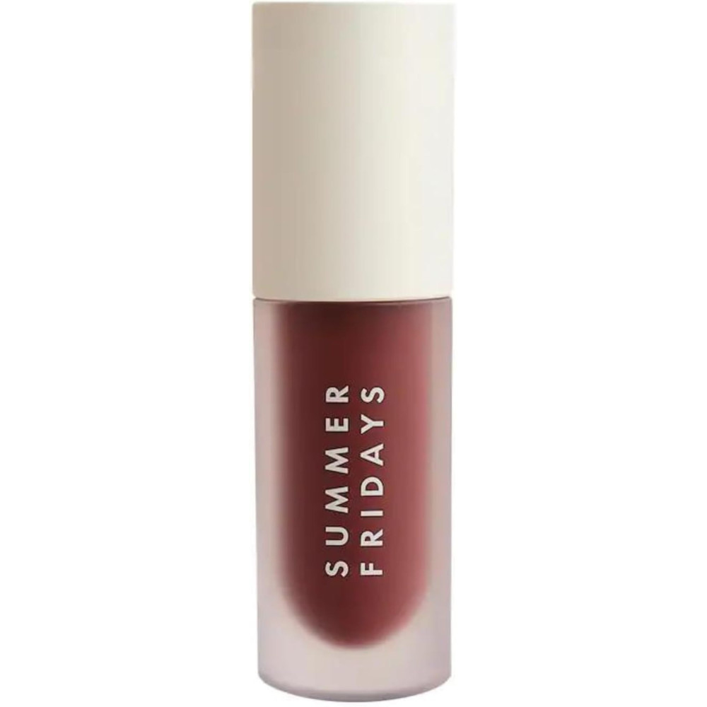 Summer Fridays Dream Lip Oil for Moisturizing Sheer Coverage, High-Shine Tint, and Deep Hydration - Rosewood Nights (0.15 Oz)