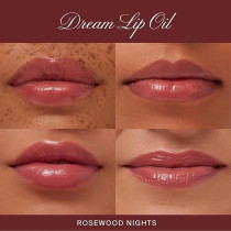 Summer Fridays Dream Lip Oil for Moisturizing Sheer Coverage, High-Shine Tint, and Deep Hydration - Rosewood Nights (0.15 Oz)