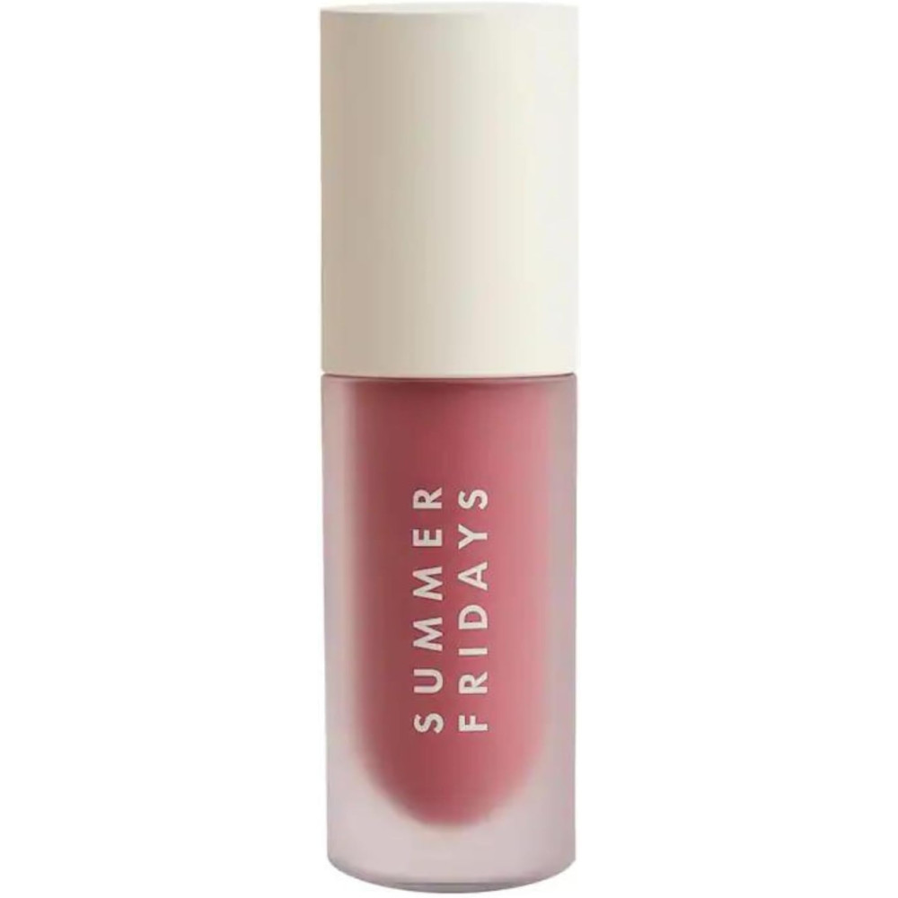 Summer Fridays Dream Lip Oil for Moisturizing Sheer Coverage, High-Shine Tint, and Deep Hydration - Soft Mauve (0.15 Oz)