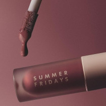 Summer Fridays Dream Lip Oil for Moisturizing Sheer Coverage, High-Shine Tint, and Deep Hydration - Soft Mauve (0.15 Oz)