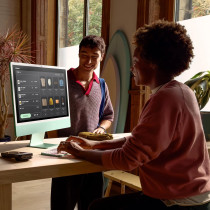Apple 2024 iMac 24inch, M4 chip with 256GB 10core CPU and 10core GPU, 16GB Unified Memory, Green MWUY3 International Version 1 Year Warranty