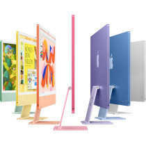 Apple 2024 iMac 24inch, M4 chip with 512GB 10core CPU and 10core GPU, 16GB Unified Memory, Green MWV03 International Version 1 Year Warranty