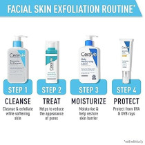 Cerave SA Cleanser Salicylic Acid Face Wash with Hyaluronic Acid, Niacinamide And Ceramides BHA Exfoliant for Face 8 Ounce, multi, 8 Fl Oz (Pack of 1)