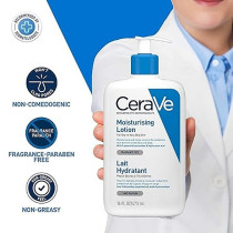 Cerave Moisturising Lotion For Dry To Very Dry Skin 473 Ml With Hyaluronic Acid And 3 Essential Ceramides