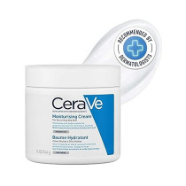 Cerave Moisturizing Cream 48H Body and Face Moisturizer for Dry to Very Dry Skin with Hyaluronic Acid and Ceramides Fragrance Free 16Oz