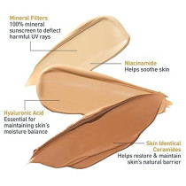 Cerave Tinted Sunscreen with SPF 30 Hydrating Mineral Sunscreen With Zinc Oxide And Titanium Dioxide Sheer Tint for Healthy Glow