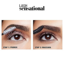 Maybelline New York Volume Mascara, Washable, Full Fan Effect, Long Eyelashes, Clump free, Lash Sensational, Very Black