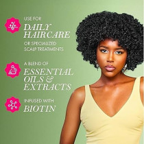 Mielle Organics Mielle - Rosemary Mint, Scalp And Hair Oil, Infused W/Biotin And Encourges Growth, For Daily Use, Scalp Treatment, Split End Care And Scalp And Strengthening Oil