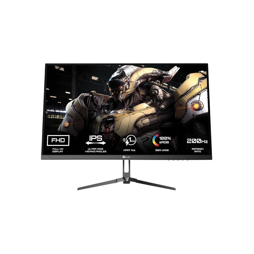 GamerTek Striker 24Inch FHD Gaming Monitor - Black – 200Hz, 1ms, Fast IPS