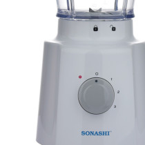 Sonashi 3 In 1 Blender With Unbreakable Jar And Mills