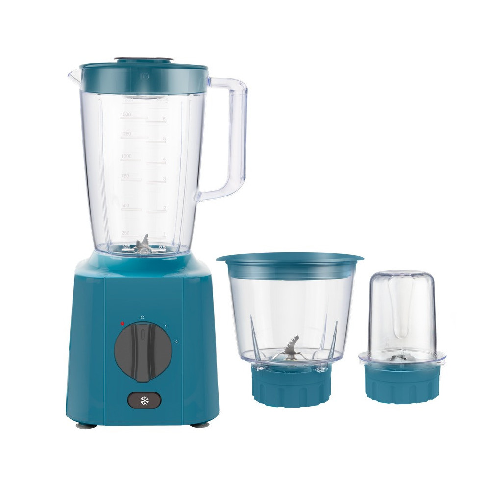 Sonashi 650W 3 In 1 Blender With Unbreakable Jar, Blue