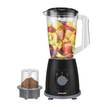 Sonashi 350W 2 In 1 Blender With Unbreakable Jar, Black
