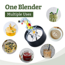 Sonashi Portable Sports Blender/Smoothie Maker 550W, Silver-Black