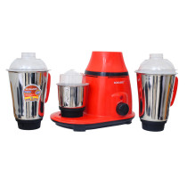Sonashi 3 In 1 Mixer Grinder 750W, Red-Black