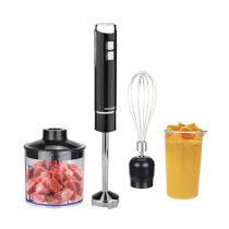 Sonashi 4-In-1 Hand Blender With Calibrated Beaker Chopper And Whisk 700 Ml 250 W, Black