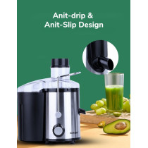 Sonashi Powerful Juice Extractor 800 W, Silver/Black