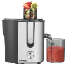 Sonashi Powerful Juice Extractor 400 W, Silver/Black