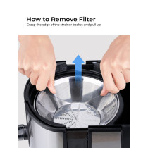 Sonashi Powerful Juice Extractor 400 W, Silver/Black