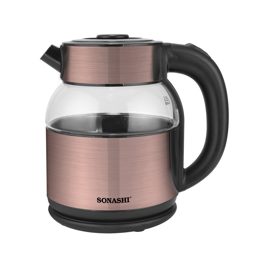 Sonashi 1.8L Glass Kettle 1500W