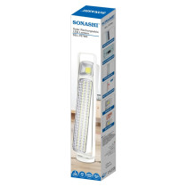 Sonashi Solar Rechargeable LED Lantern, White, SEL-707NS