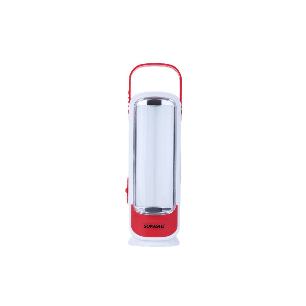 Sonashi Solar Rechargeable LED Lantern, Red