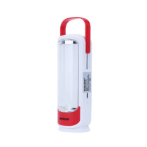 Sonashi Solar Rechargeable LED Lantern, Red