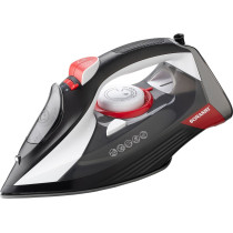 Sonashi Steam Iron With Ceramic Soleplate 2800W, Red-Black