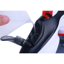 Sonashi Steam Iron With Ceramic Soleplate 2800W, Red-Black