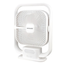Sonashi 8 Inch Rechargeable Fan, White