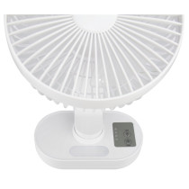 Sonashi 8 Inch Rechargeable Fan (White)