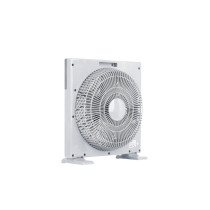 Sonashi 12 Inch Box Fan, Grey/Cream