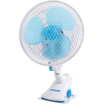 Sonashi 8 Inch 3 In 1 Clip Desk And Wall Fan, Blue/White