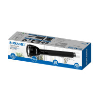 Sonashi Rechargeable LED Torch, Black