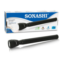 Sonashi Rechargeable LED Torch, SLT-385N, Black