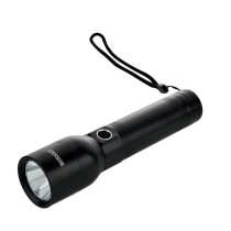 Sonashi Rechargeable LED Torch, SLT-386, Black