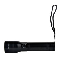 Sonashi Rechargeable LED Torch, SLT-386, Black