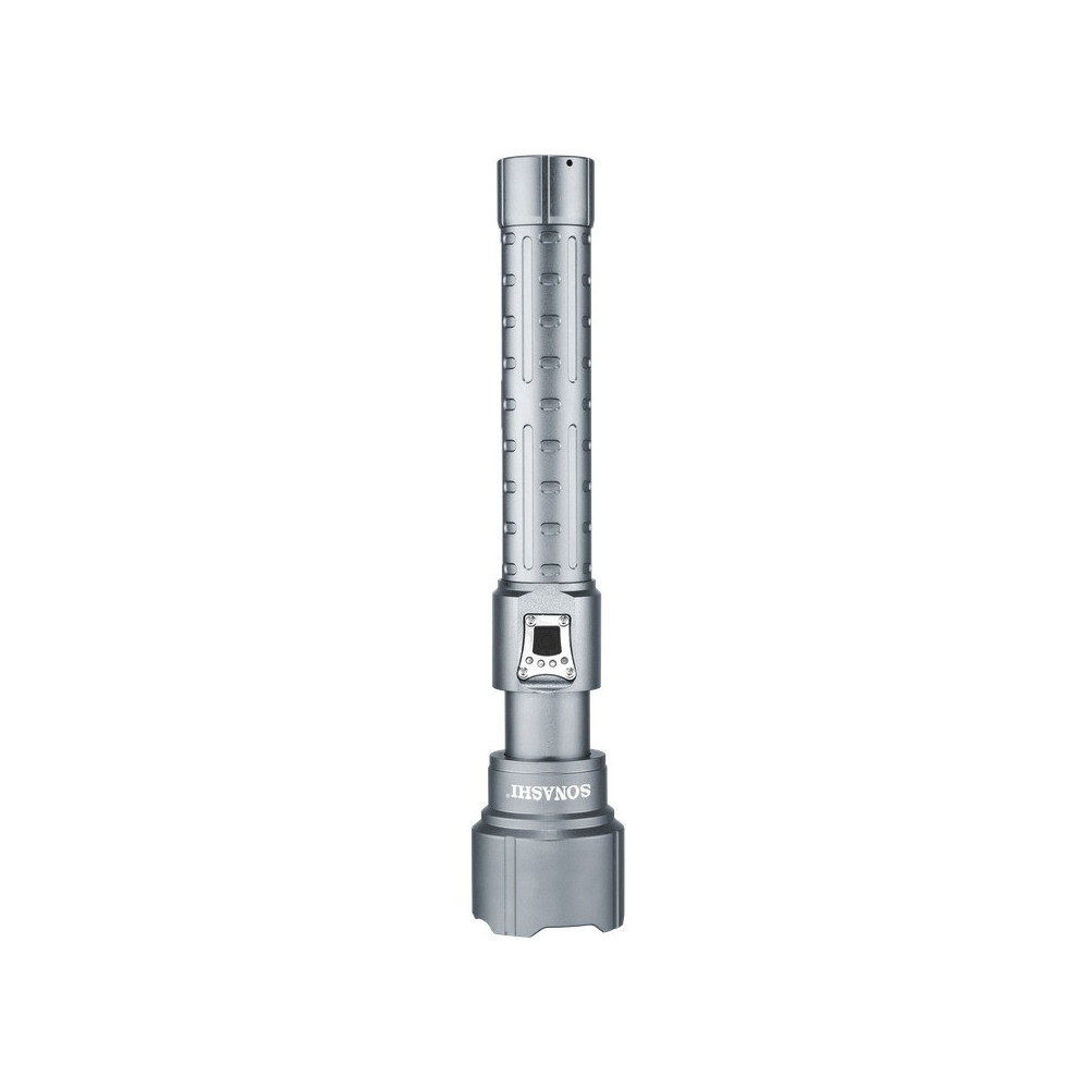 Sonashi Rechargeable LED Torch With Zoom Function, Grey