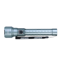 Sonashi Rechargeable LED Torch With Zoom Function, Grey