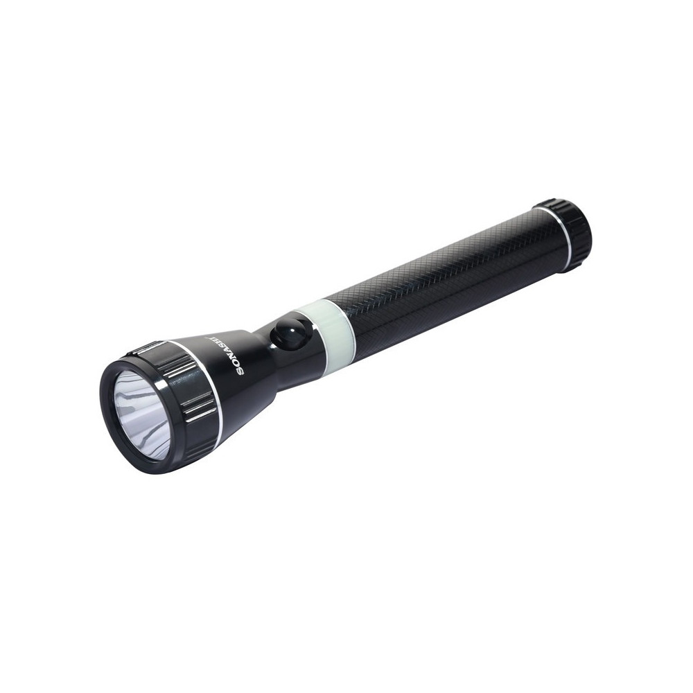 Sonashi Rechargeable LED Torch, SLT-681, Black
