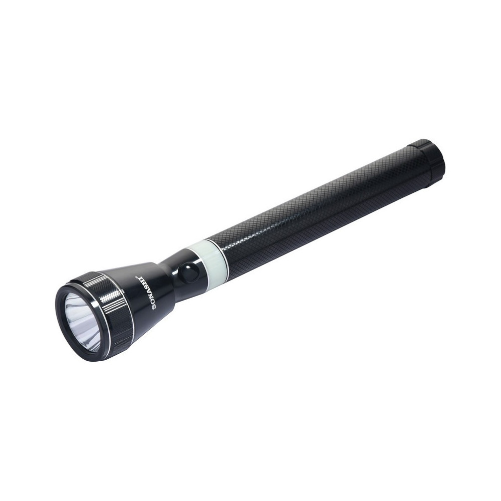 Sonashi Rechargeable LED Torch, SLT-682, Black